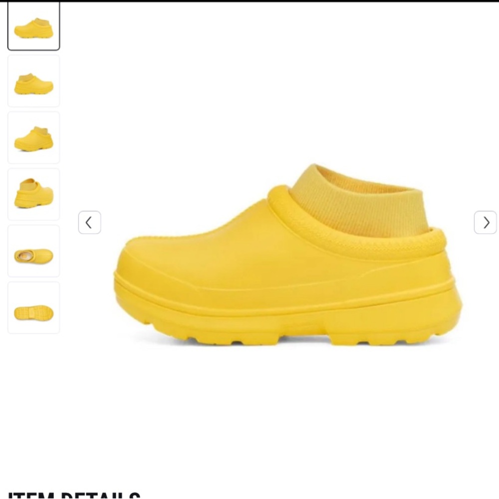 Yellow Ugg tasmans